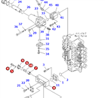 Hovedventil 209-60-76501 for gravemaskin-PC750-7